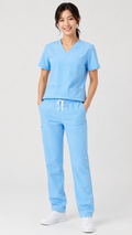 Women’s 4 pocket cargo scrub set with pencil slot