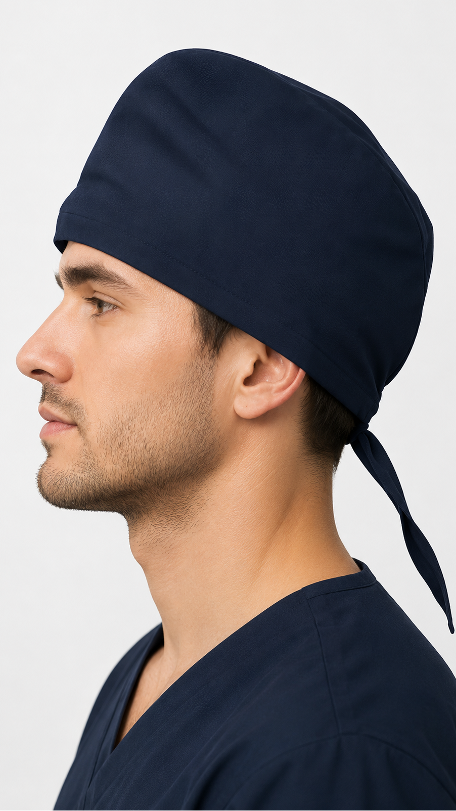 Unisex back tie scrub cap